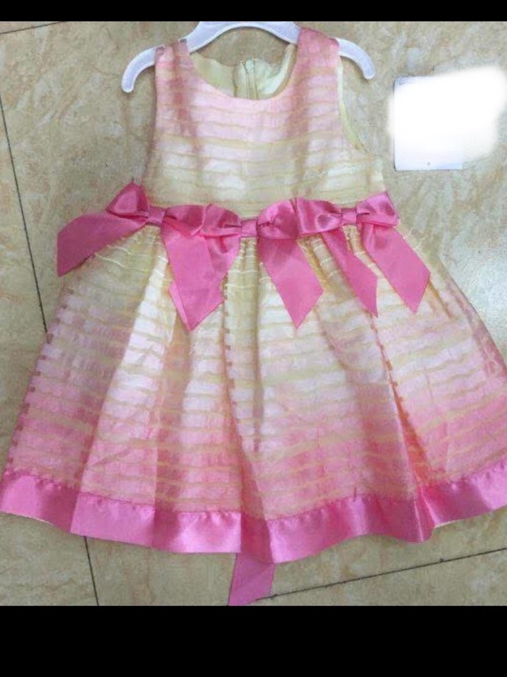 Bonnie Jean Sleeveless Ombré Little Girl’s Dress 👗 Sz 6